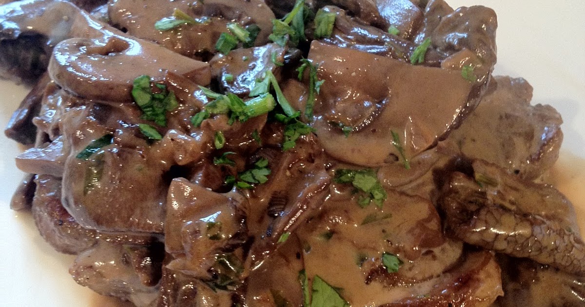Exquisite&Delicious Steak With Porcini Mushroom Sauce