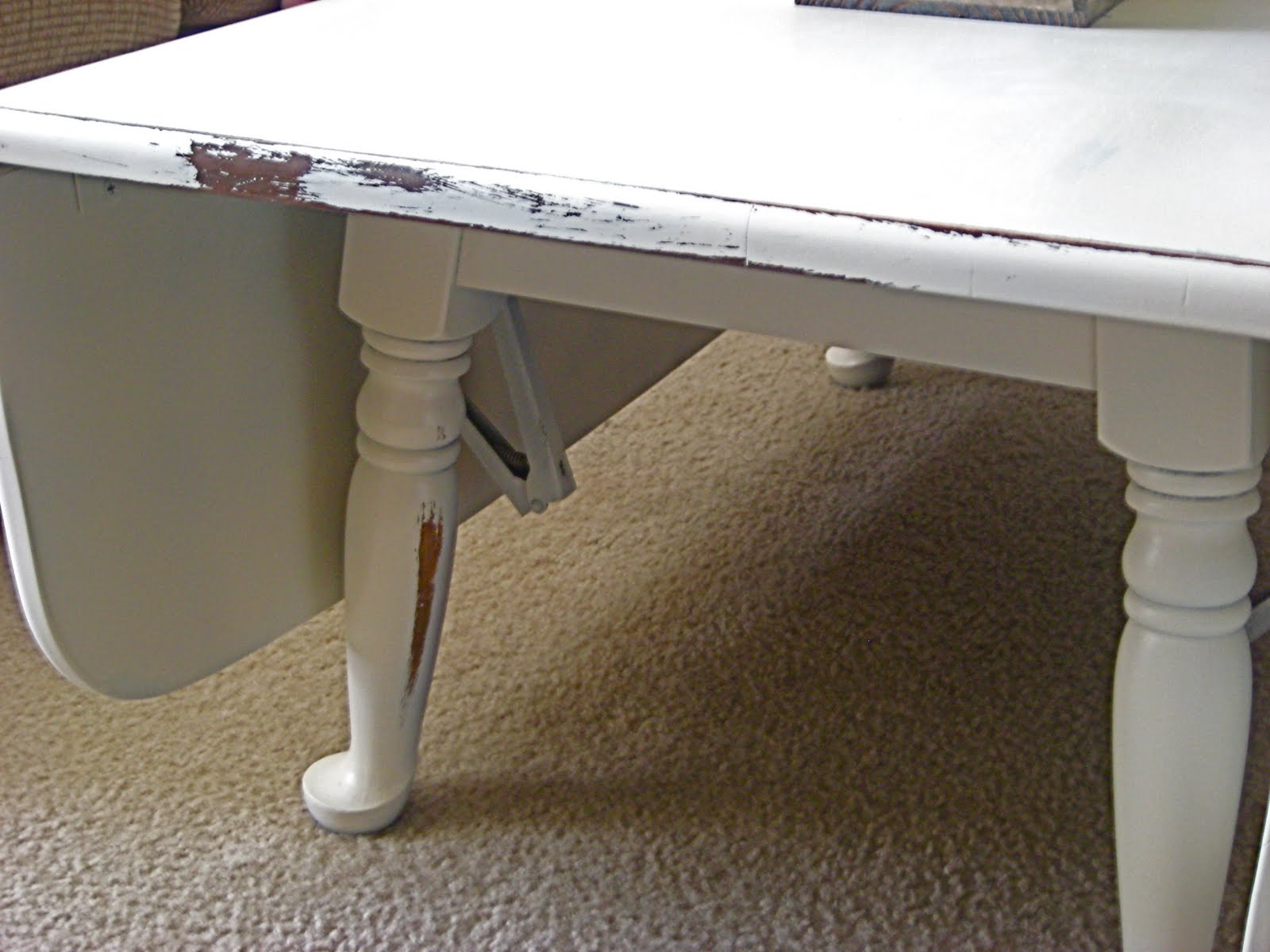 A Cozy Cup of Tea Vintage Drop Leaf Coffee Table