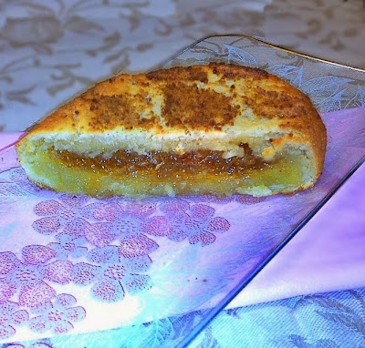 Turrón de Mazapán Relleno de Cabello de Ángel.