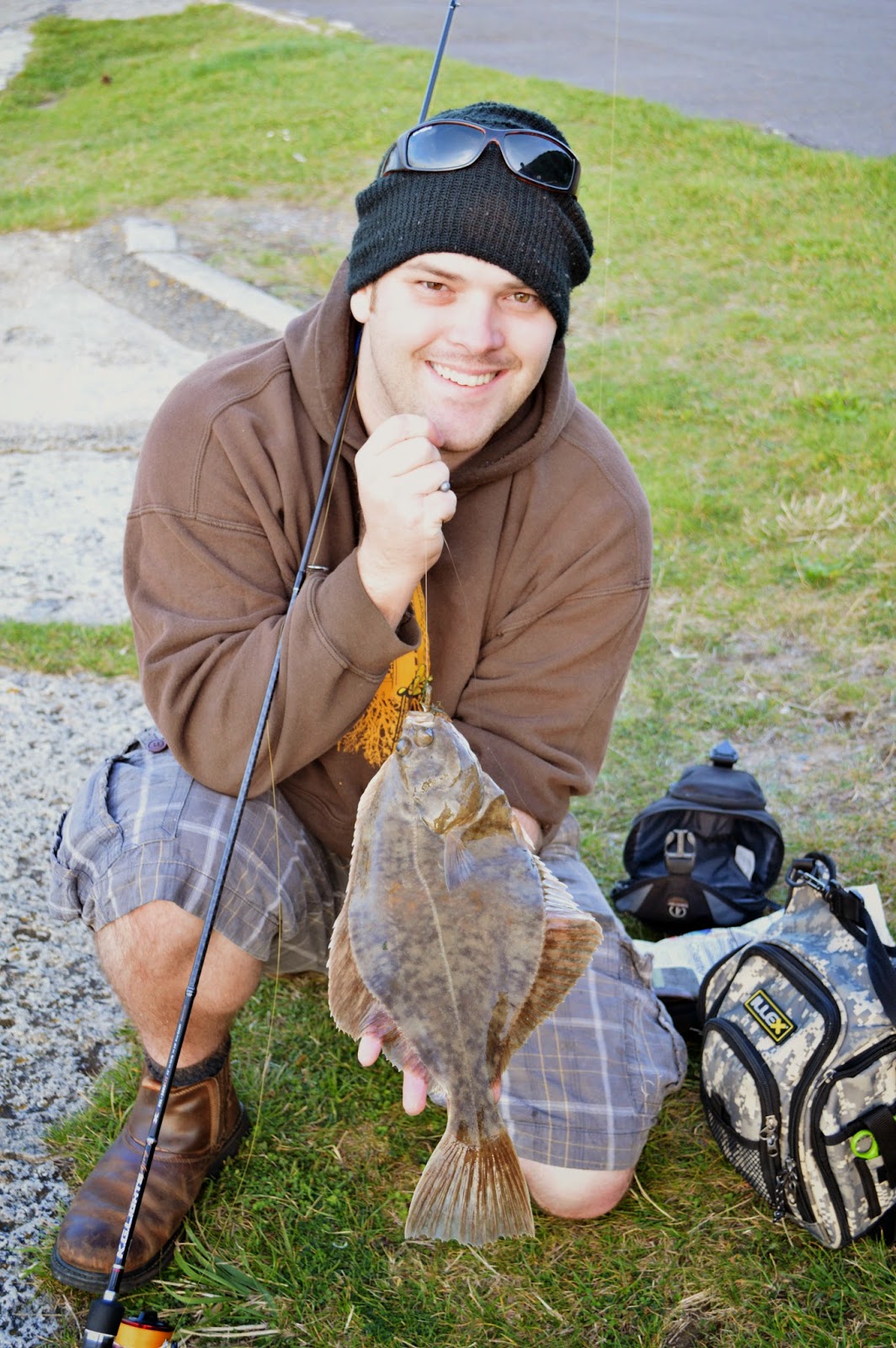 Next Generation Angling. Floundering around Weymouth and West Bay Harbour.