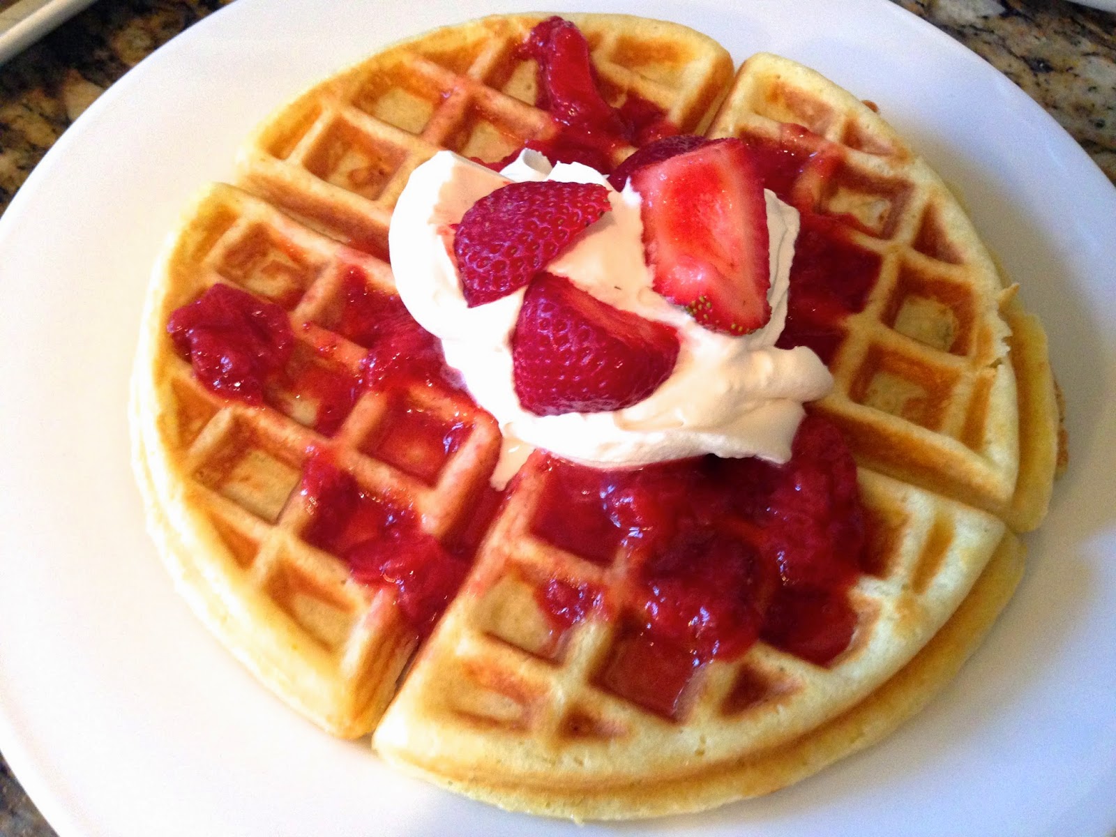 Busy Budget Foodie Easy Strawberry Jam + The Best Waffles