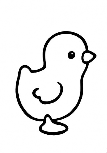 Chicks Foraging | Chicken Coloring Pages title=