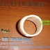 Kerajinan Tulang : Cincin Ring Jumbo Tulang Sapi Natural Model Coretan