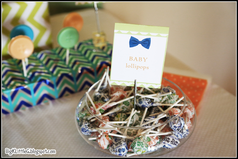 Big K Little G Buttons And Bowties Baby Shower For Our