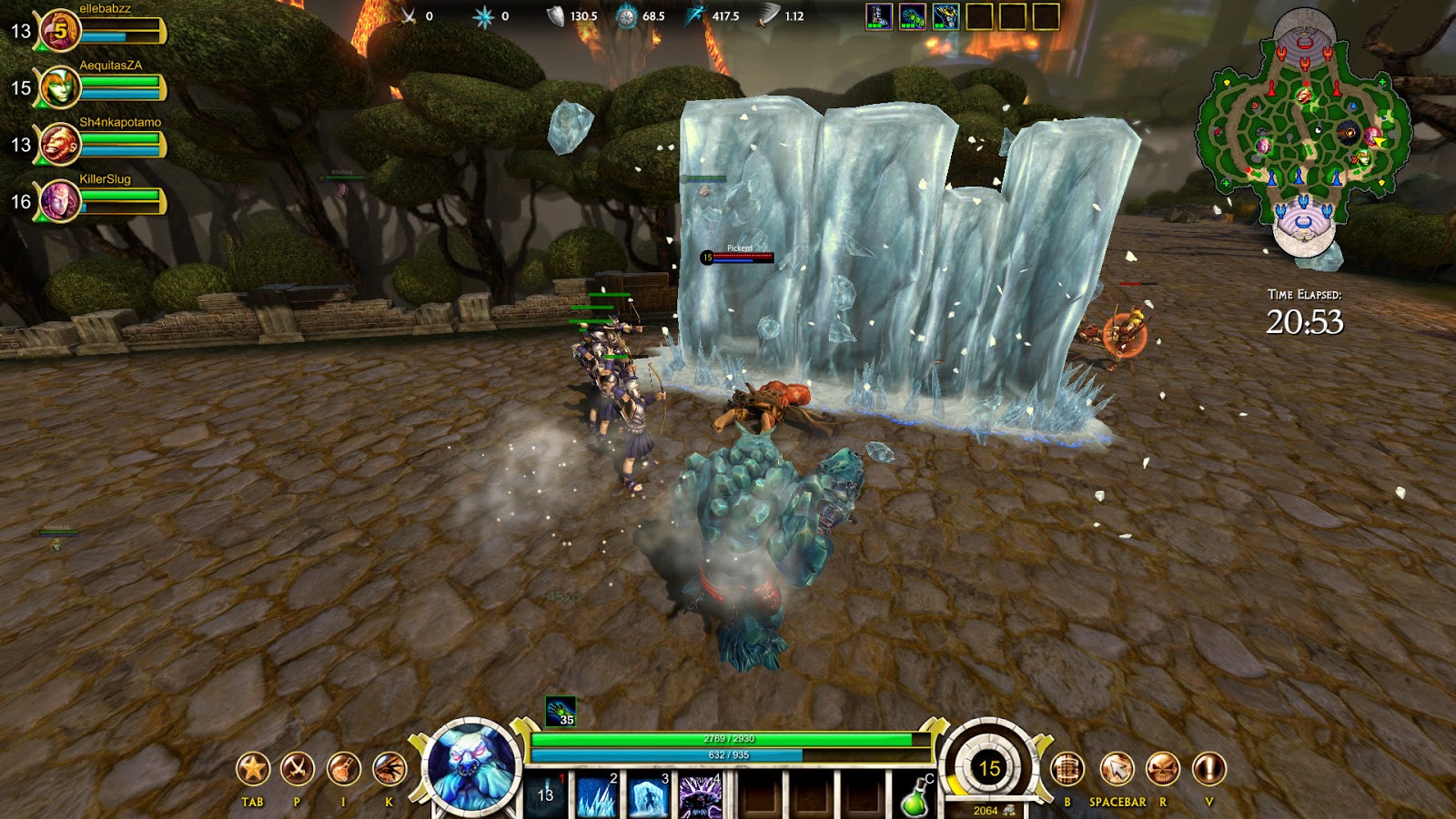 moba mmo games smite ice screenshot