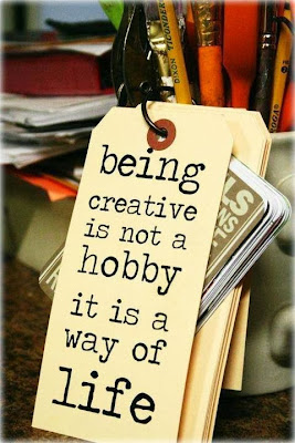 Photo With Love Quotes (Being creative is not a hobby it is a way of life)