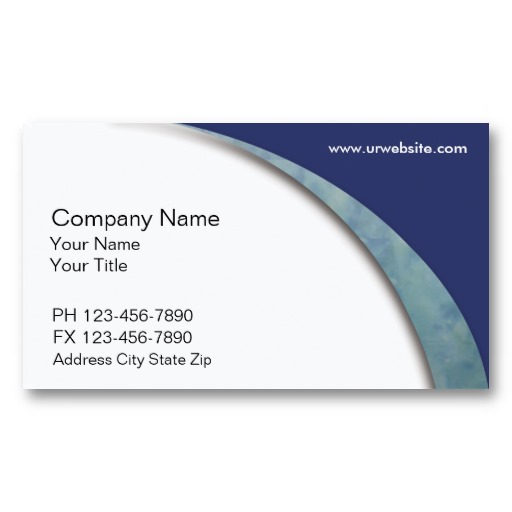 accountants business card