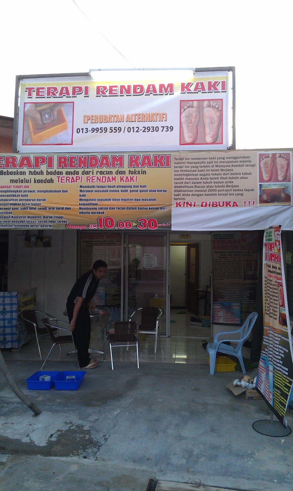 Aye Care Pengedar Terapi Rendam Kaki Ion Elektrik Garam Bukit Pusat Terapi Aye Care