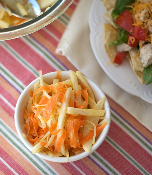 Jicama Slaw Heat Oven to 350