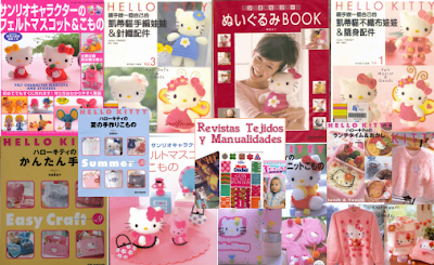 Regalito: 22 revistas _ colección de Hello Kitty (amigurumi, fieltro, 2 agujas, peluche y más!!!) Coleccion+kitty