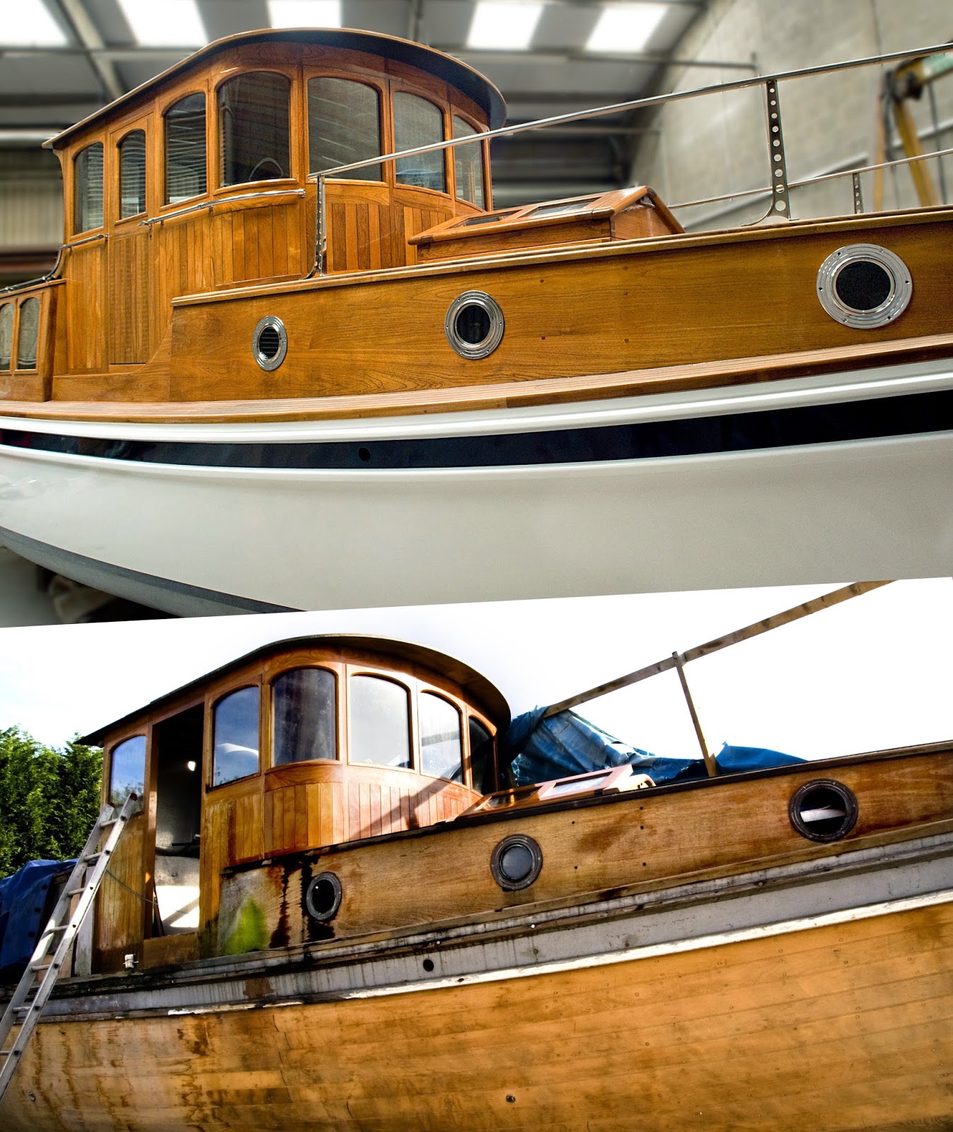 Australian Boat Restoration Before and After