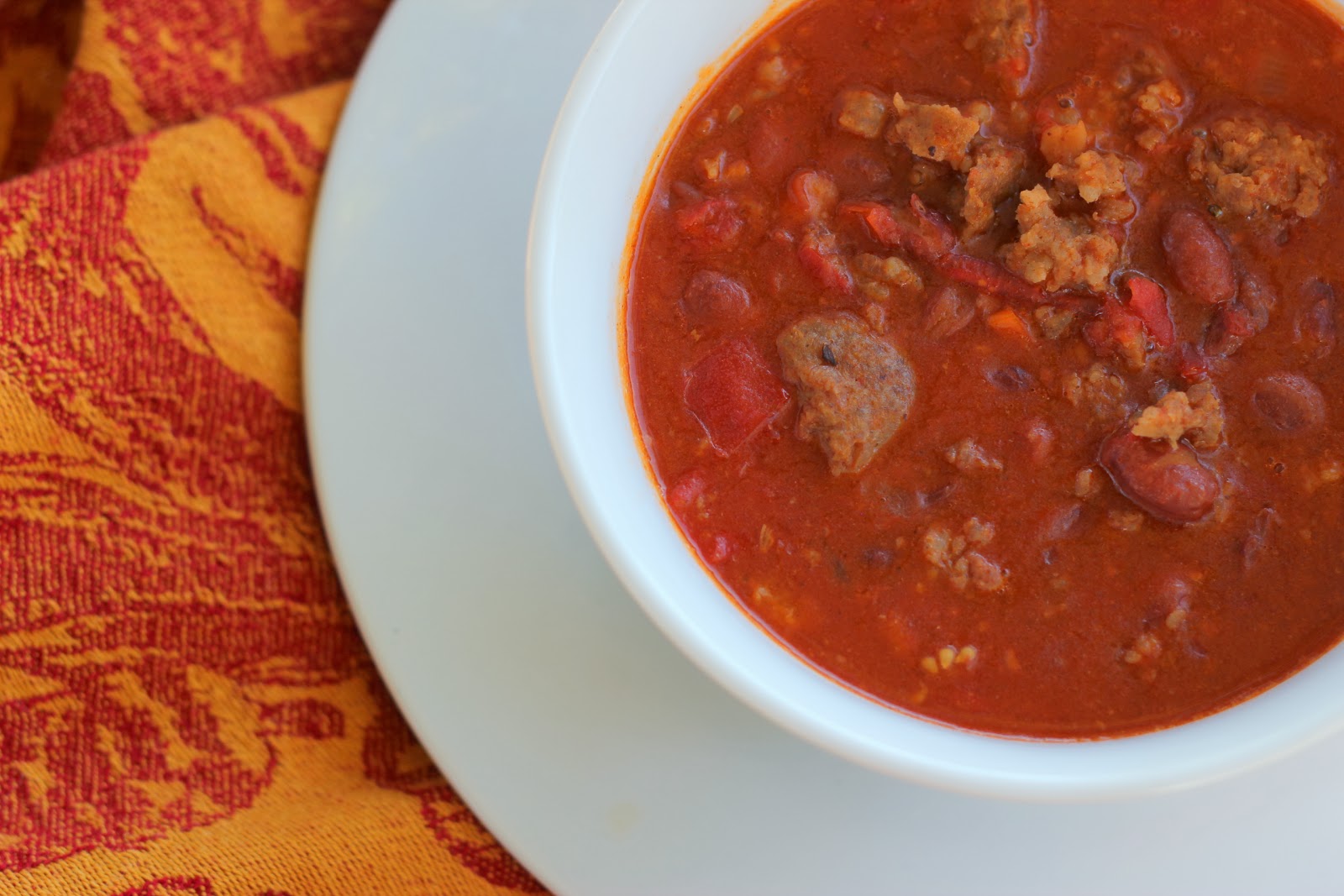 Spicy Italian Sausage Chili (And a Week's Worth of Quick Dinner Meals) Lille Punkin'