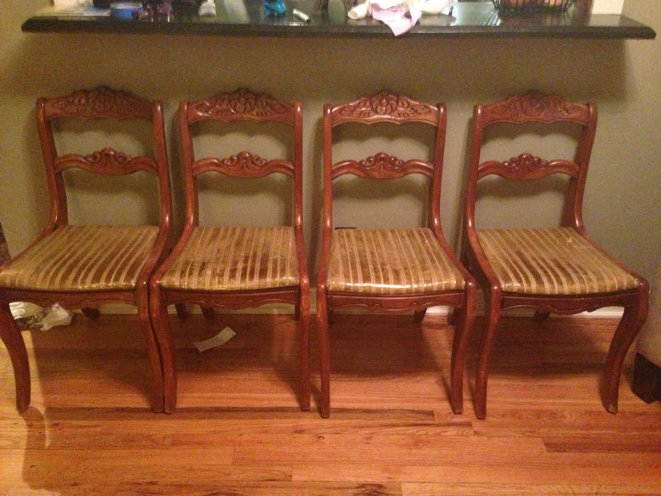 Simply Chic at Home 1920's Antique Chair Makeover