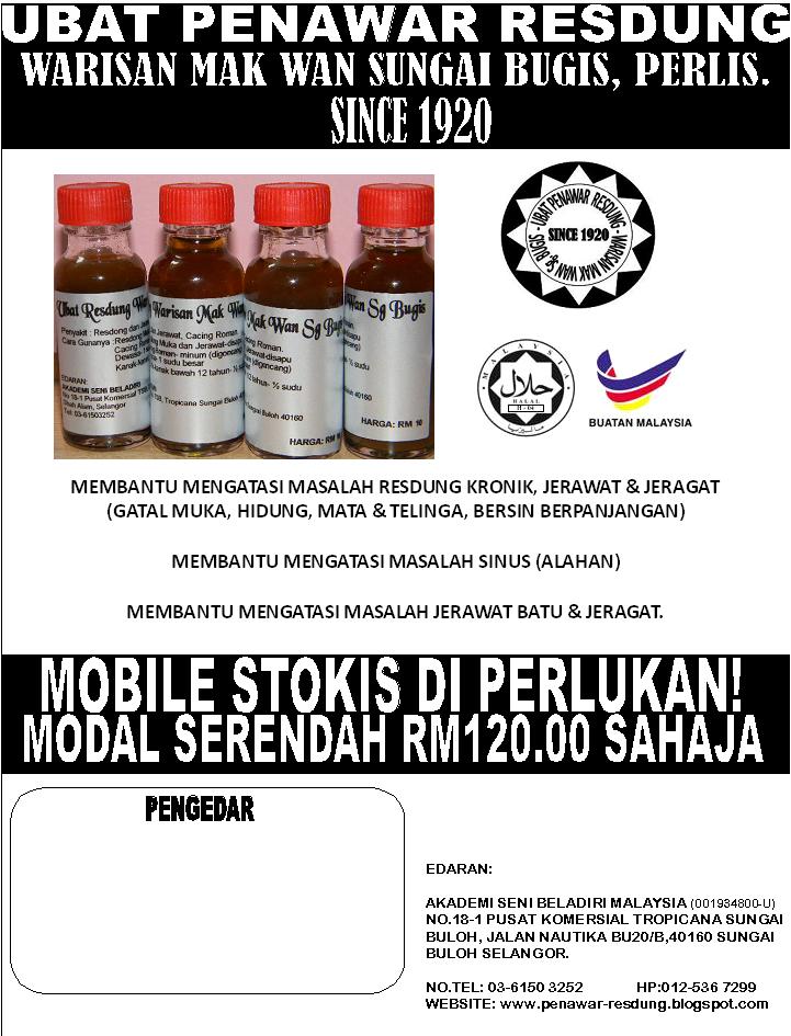 Ubat Penawar Resdung November 2011