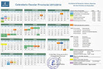 CALENDARIO ESCOLAR