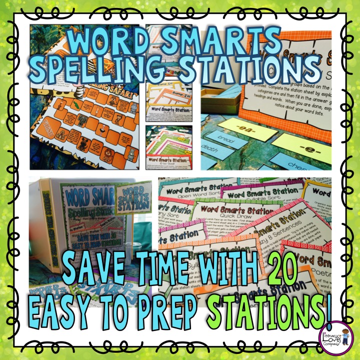 Literacy Loves Company Take the Stress out of Spelling Stations!