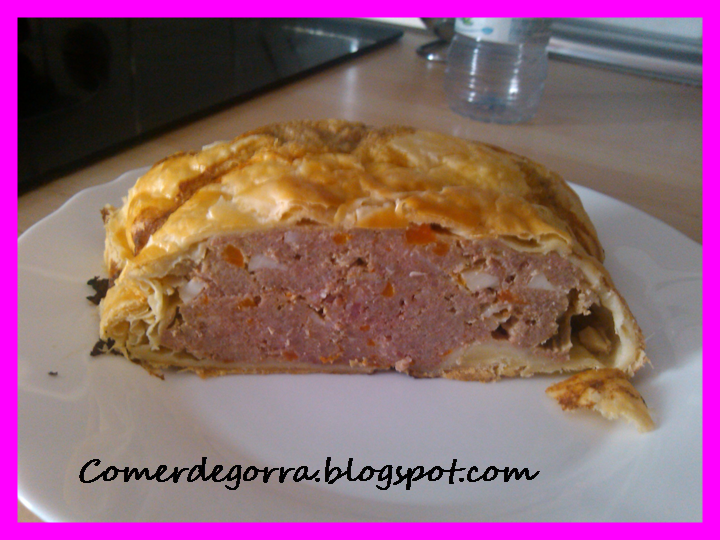 COMER DE GORRA PASTEL WELLINGTON DE CARNE PICADA