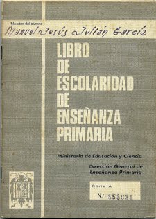 LIBRO DE ESCOLARIDAD