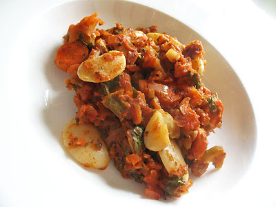 gigante beans baked in tomato sauce