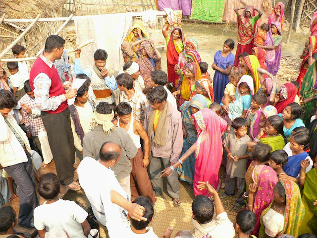 Bihar Bhakti Andolan with Koshi Flood Victims in 2008