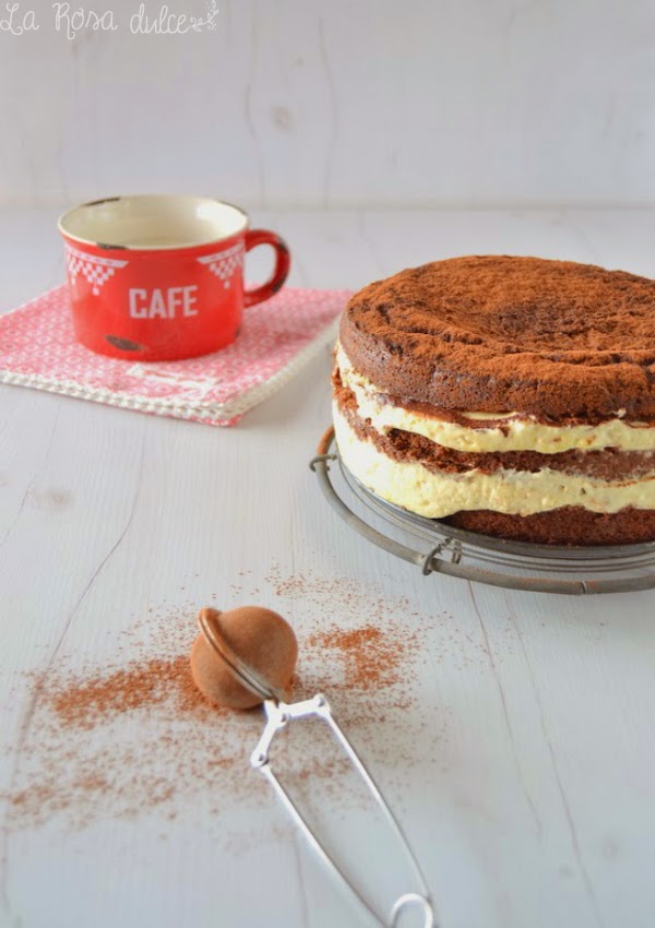 Layer Cake De Tiramisú De Chocolate Con Baileys