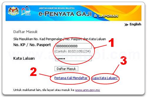 PENYATA GAJI - SEMAK SLIP GAJI ONLINE