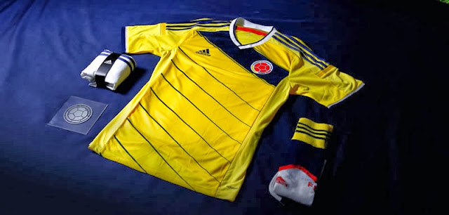 Colombian Federation kit for 2014 FIFA World Cup