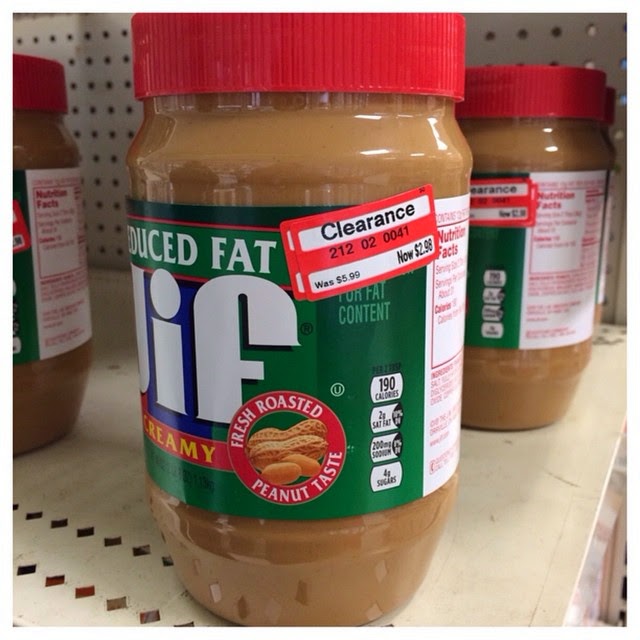 2.98 Jif Peanut Butter (large) Target!