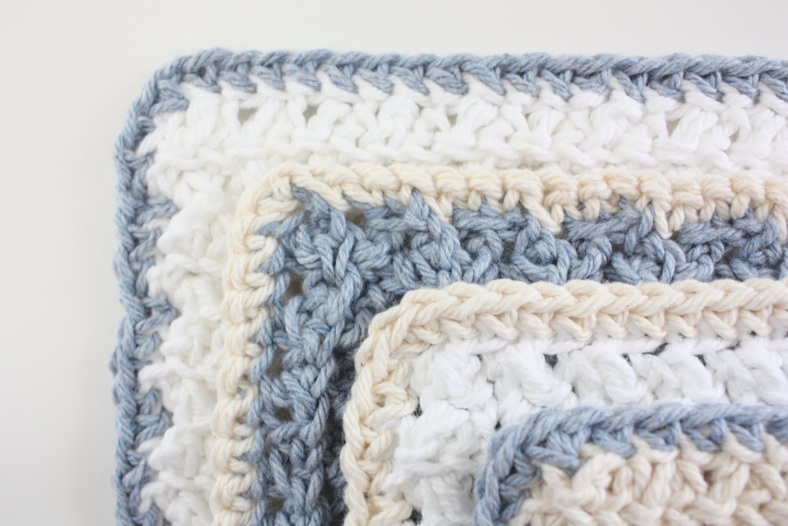Homestead Crochet Washcloths for Baby