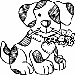 Dibujos de Perritos para colorear ~ Dibujos para Niños