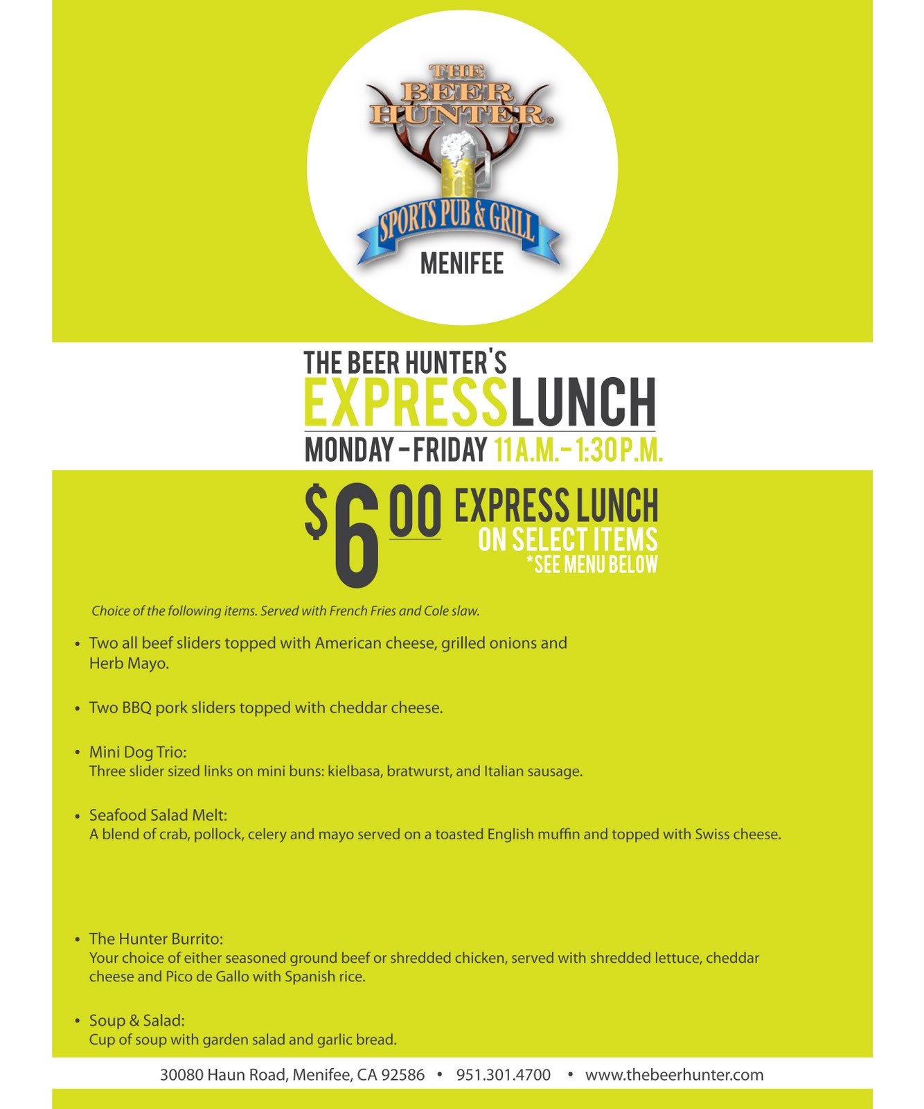 express lunch