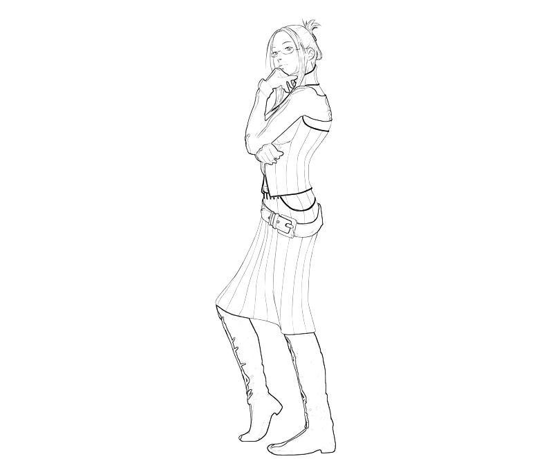 Printable Quistis Trepe Character Coloring Pages printable-quistis-trepe-character-coloring-pages