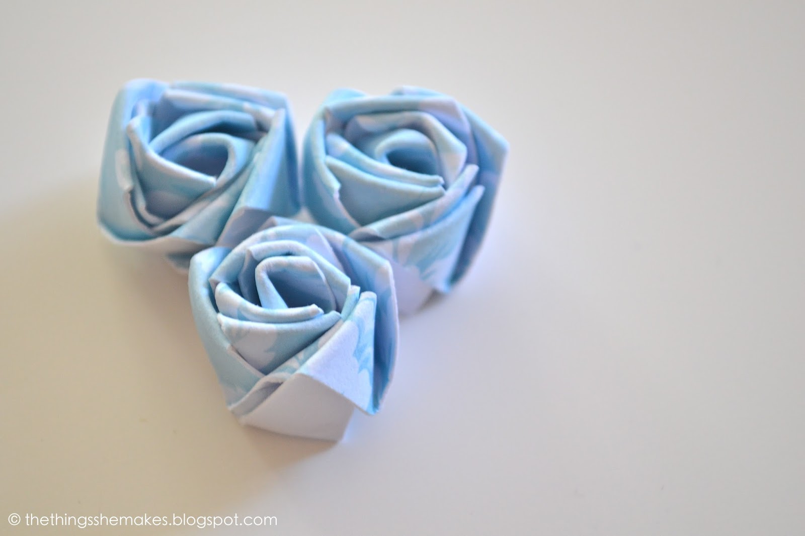 How To Make a Paper Flower Bud The Things She Makes