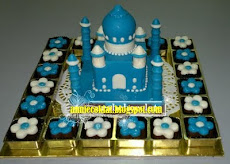 Coklat Masjid Warna Biru