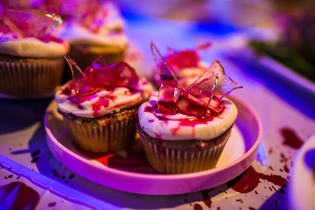 Bloody Glass Cupcakes