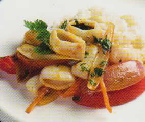 Saltado de calamares a la criolla recetas