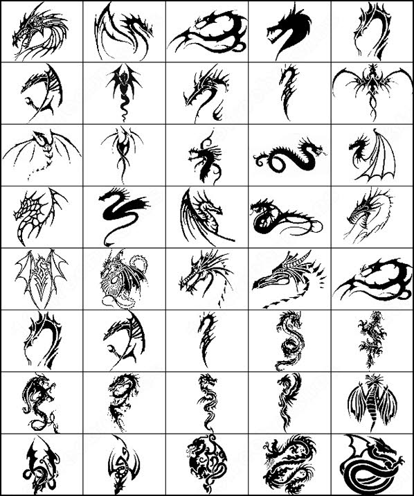 Meaning tattoo dragon tribal Dragon Tattoos