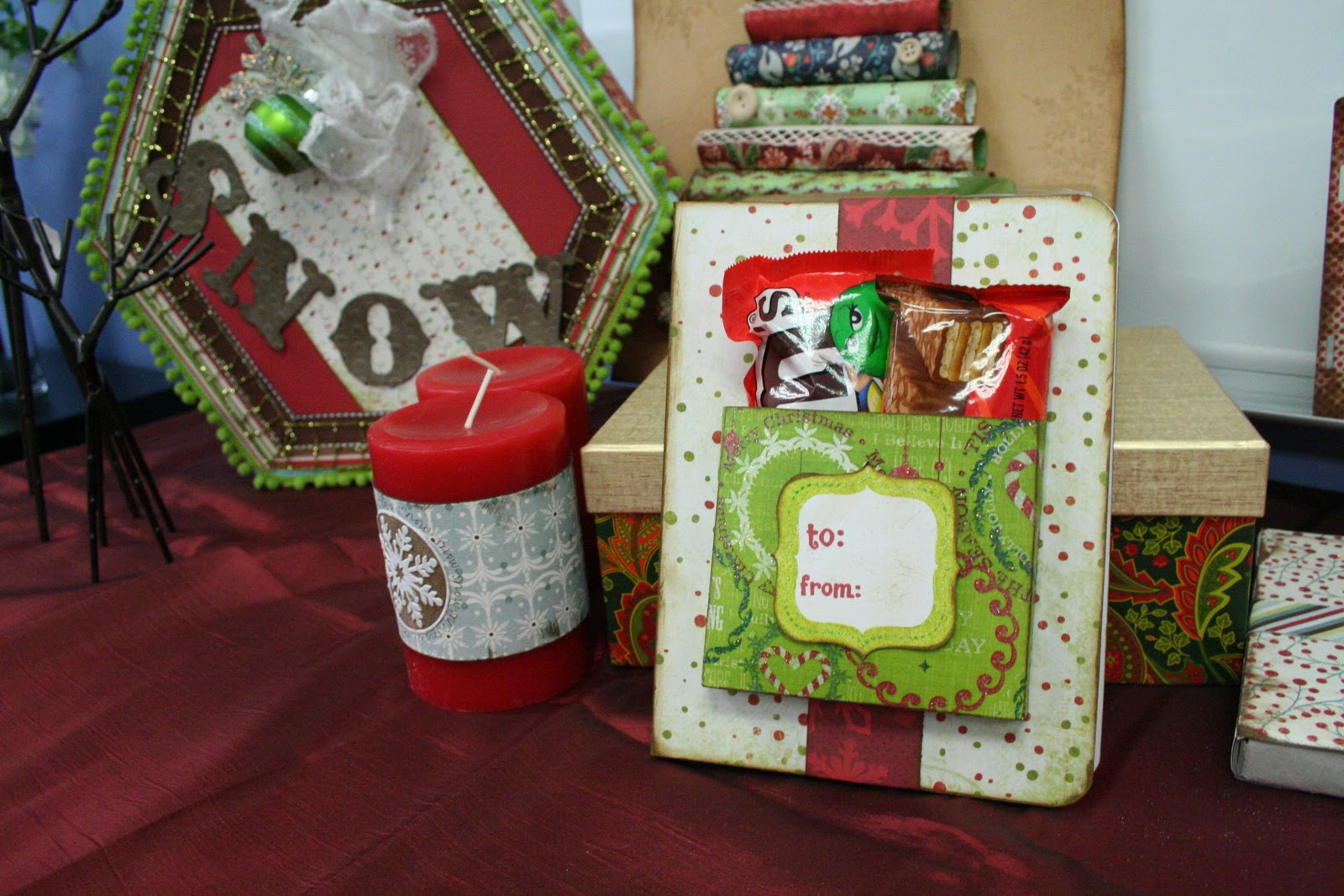 Oh My Crafts Blog Day 9 DVD Gift Wrap With Candy Pocket