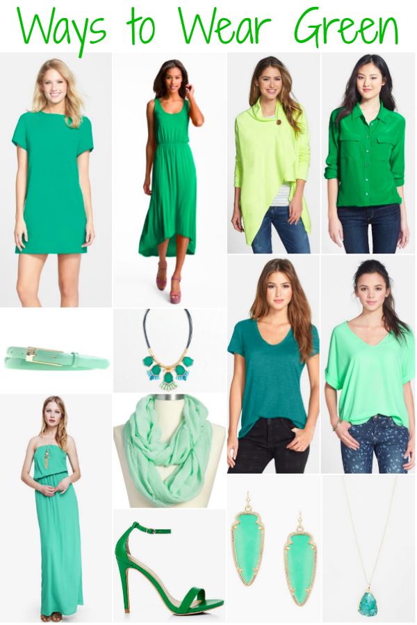 Seeing Green {Ways to Wear Green} The Joyful Home