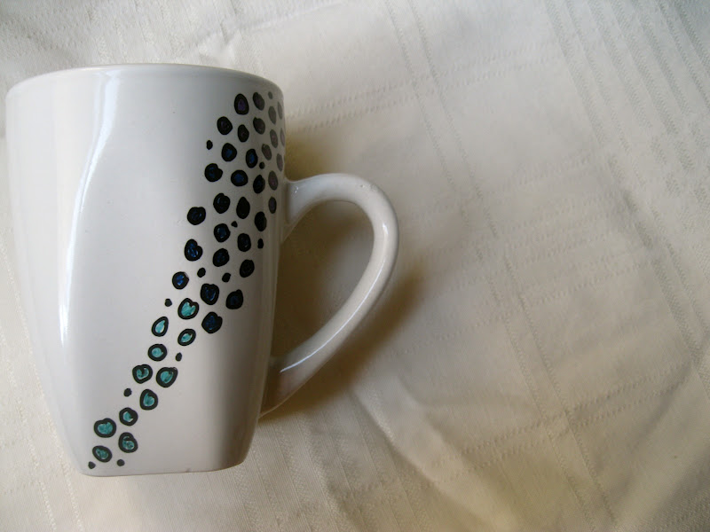 Blissful Whimsy Sharpie Decorated Mugs