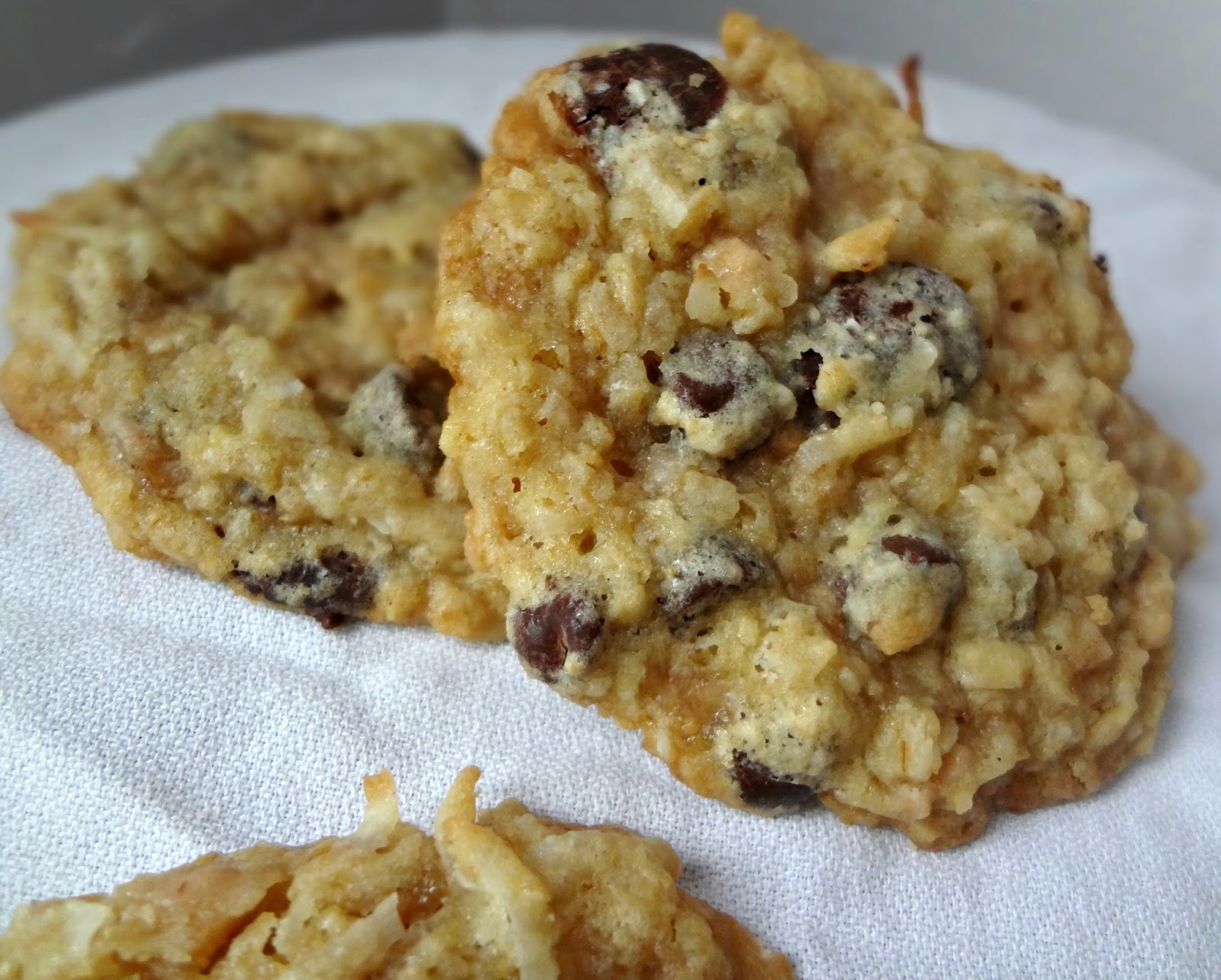 The Cooking Actress Coconut Toffee Oatmeal Chocolate Chip Cookies