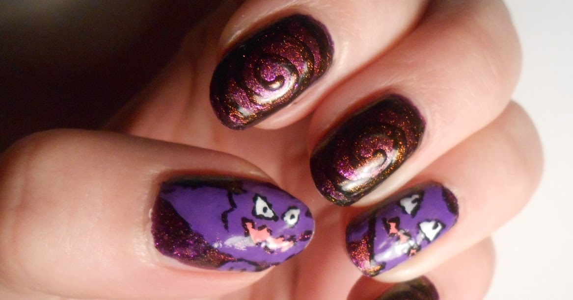 7. "Gastly and Haunter Nail Tutorial" - wide 5
