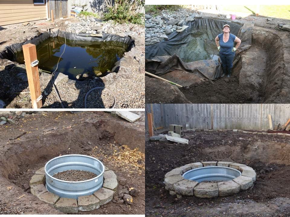 Creating The 1 4 Acre Garden Building The In Ground Firepit
