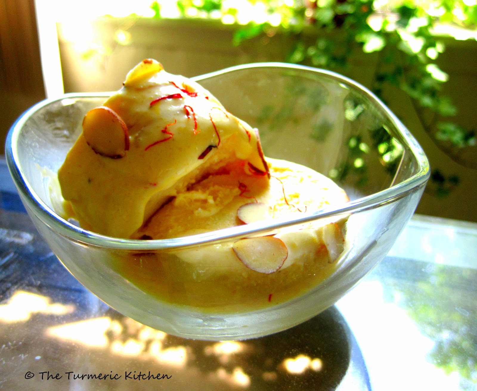 The Turmeric Kitchen Some sheer creamy happiness Kesar Badam Kulfi