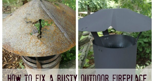 How to Fix a Rusty Outdoor Fireplace | Frugal Family Times