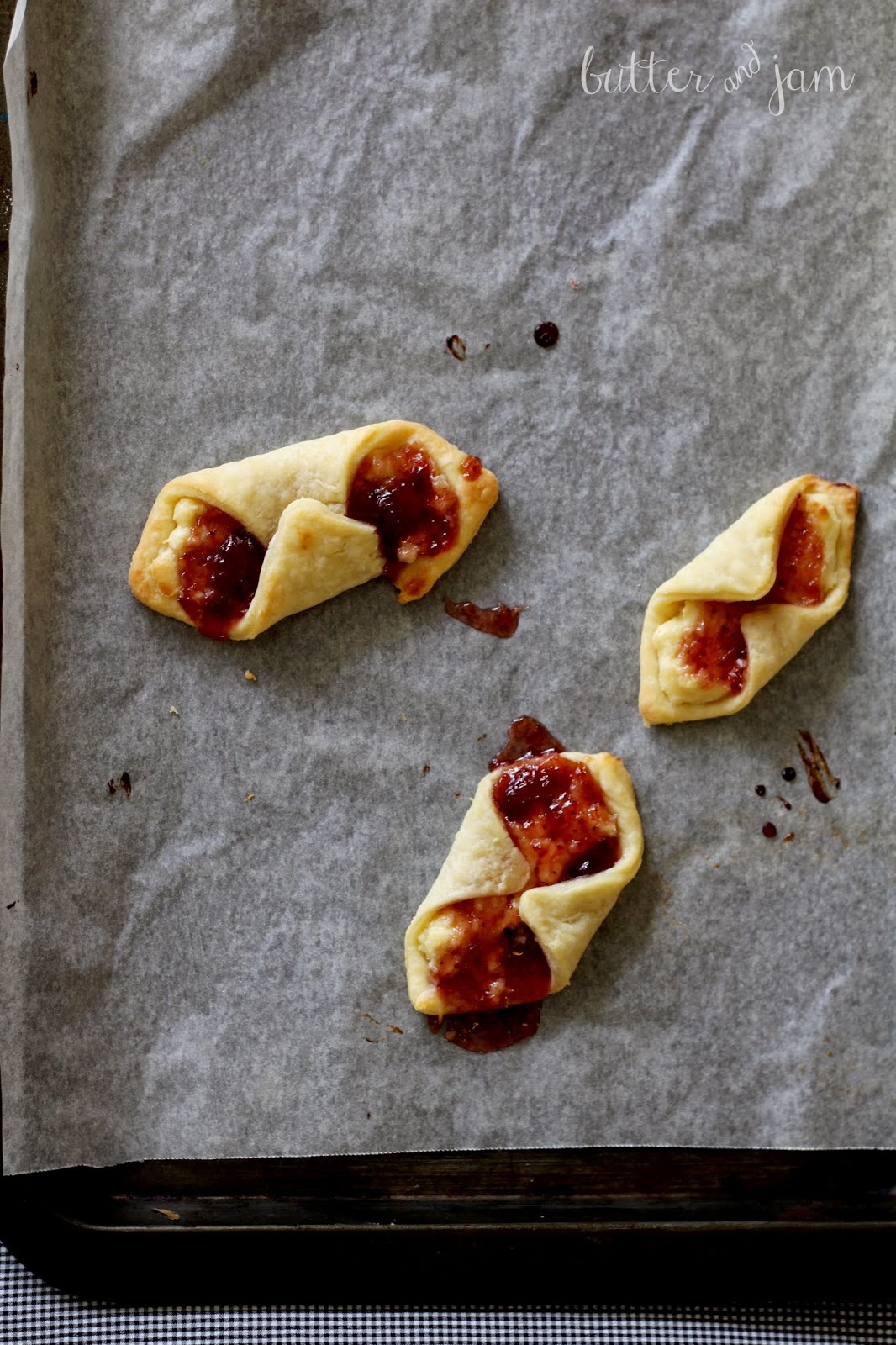 butter & jam strawberry cream cheese squares