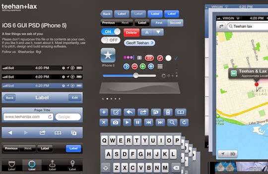 iOS 6 GUI PSD (iPhone 5) iOS 6 GUI PSD (iPhone 5)