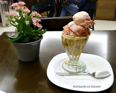 Frio Gostoso: Sorvete de Doce de Leite e Nata Goiaba