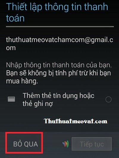 dẫn đăng ký, tạo mới tài khoản Google Play ( CH Play