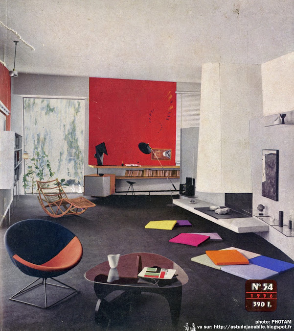 Ville d'Avray - La Maison de Demain - Lionel Mirabaud Architecte: Lionel Mirabaud Polychromie: Noël Emile-Laurent Sculpture: André Bloc Construction: 1955 Détruite. Ville d'Avray - La Maison de Demain - Lionel Mirabaud Architecte: Lionel Mirabaud Polychromie: Noël Emile-Laurent Sculpture: André Bloc Construction: 1955 Détruite.